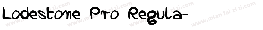 Lodestone Pro Regula字体转换